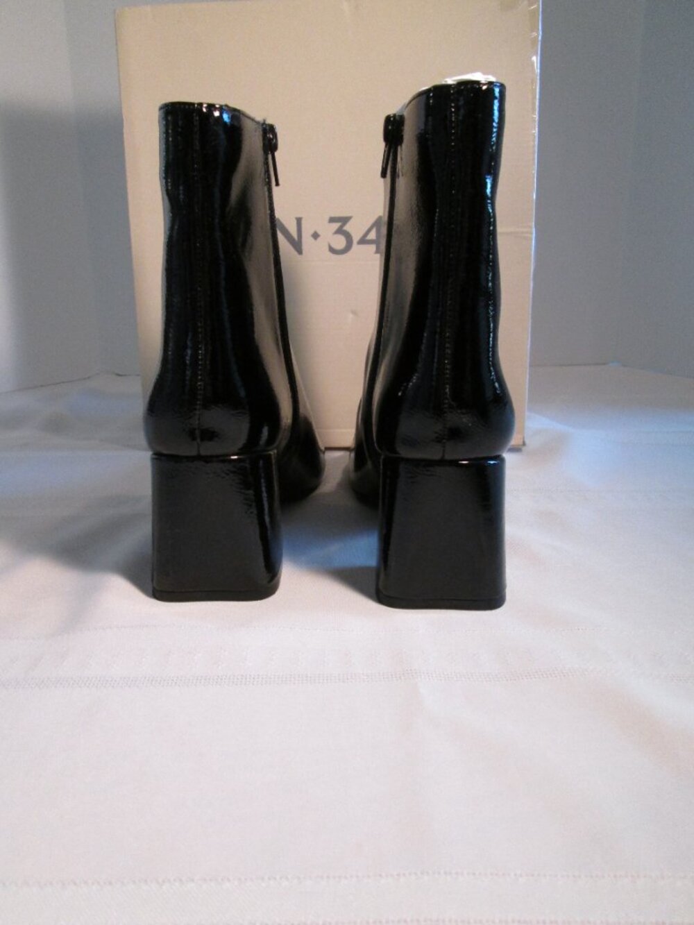 On 34th Margoe Square-Toe Booties NIB Sz 6.5 - Picture 6 of 12